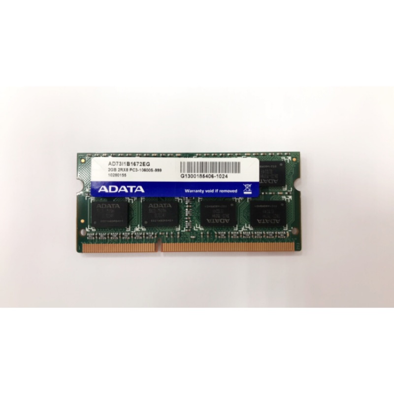 威剛 ADATA DDR3 1066 2G 筆電記憶體 二手良品