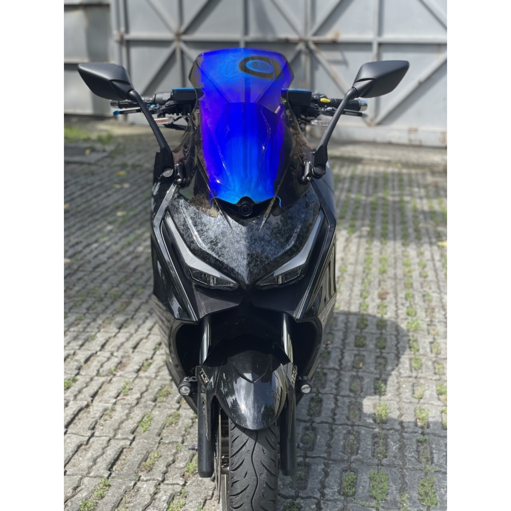 Y.S KYMCO 光陽 原廠精品 KRV 180 專屬風鏡-電鍍藍 GH-2170-C0