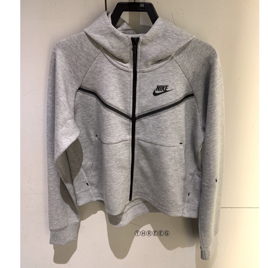 ⓉⒽⓇⒺⒺⒼ🔥NIKE NSW HOODIE 運動外套 連帽 棉質 灰色 女款 CW4299-063