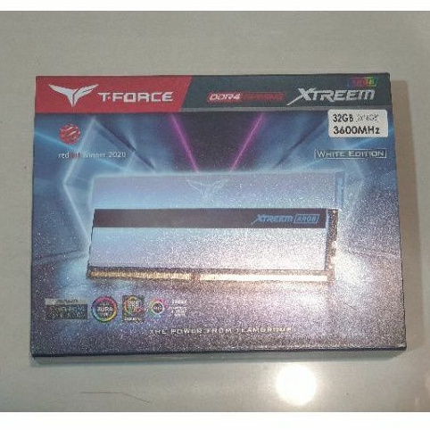 十銓 T-FORCE XTREEM ARGB White Edition DDR4 3600 CL14 32GB