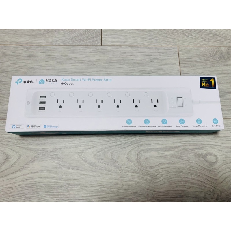TP-Link Kasa HS300 智慧 Wi-Fi 電源延長線(可接入GoogleHome)
