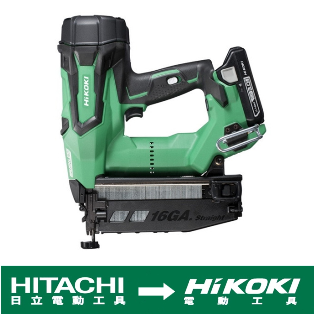 【台北益昌】  HIKOKI  單電5.0AH 18V 無刷釘槍機(中T) NT1865DBSL 公司貨