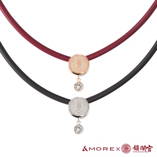 &MORE愛迪莫 大甲媽祖 健康鈦鍺項鍊(鎮瀾宮聯名) 好運媽祖(鑽)