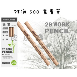 ATK 皮皮龜 SIMABLION 雄獅 500 製圖 鉛筆 寬畫筆 扁筆 素描筆 木工筆 1F A-10