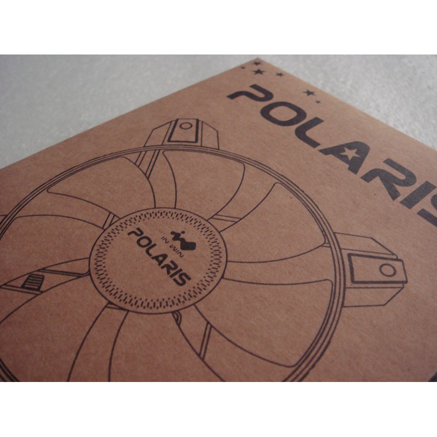 全新* InWin 迎廣 Polaris LED白光 機殼風扇 3Pin 12cm 非RGB