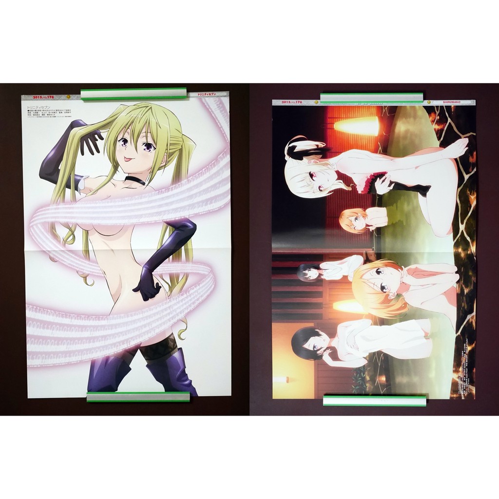 Tp小屋 現貨 魔道書七使者 白箱shirobako 單售雜誌附錄a3尺寸雙面拉頁海報小笠原綸子 蝦皮購物