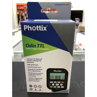 【中野數位】出清特惠 Phottix Odin TTL無線閃燈觸發器2.4G 僅CANON/NIKON現貨
