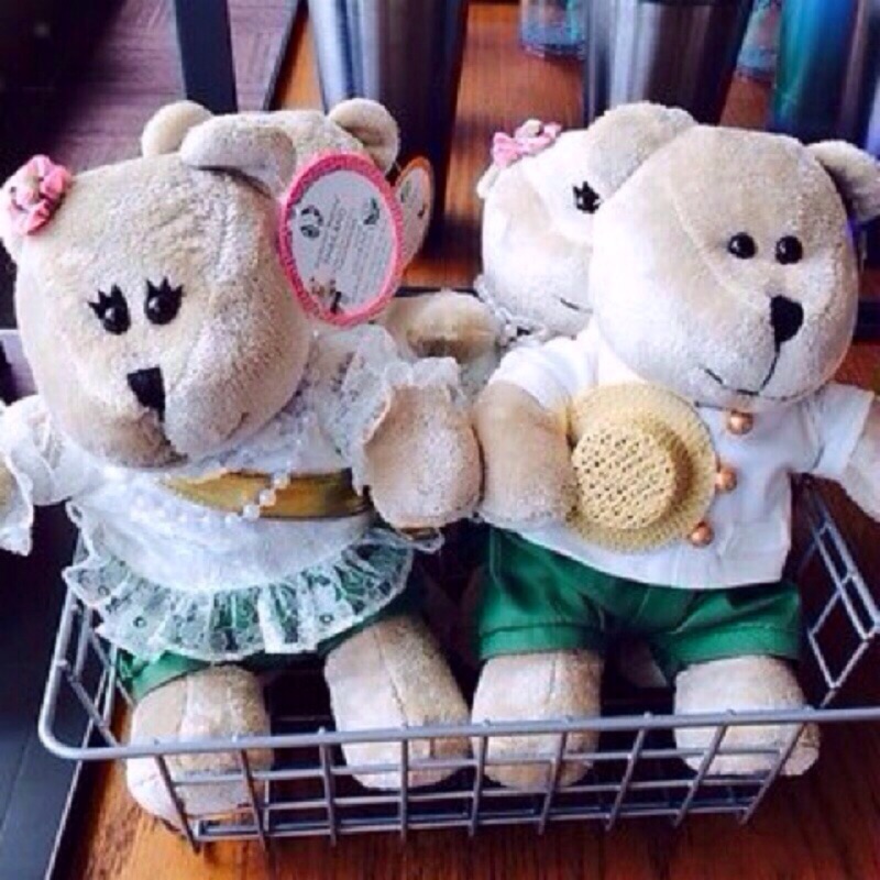 泰國🇹🇭星巴克潑水節限定熊 熊寶寶 Starbucks Bearista
