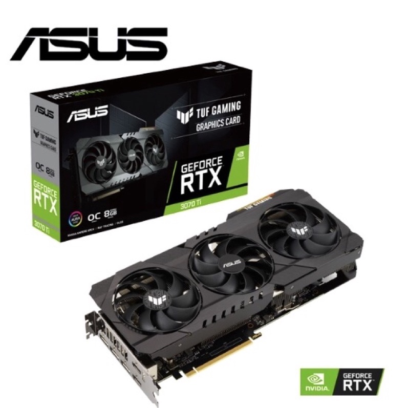 華碩 TUF-RTX3070TI-O8G-GAMING 顯示卡/原廠公司貨