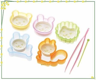 asdfkitty*日本msa松鼠獅子小兔表情壓模-起司壓模/蛋皮壓模/蔬果壓模/餅乾壓模-日本正版商品