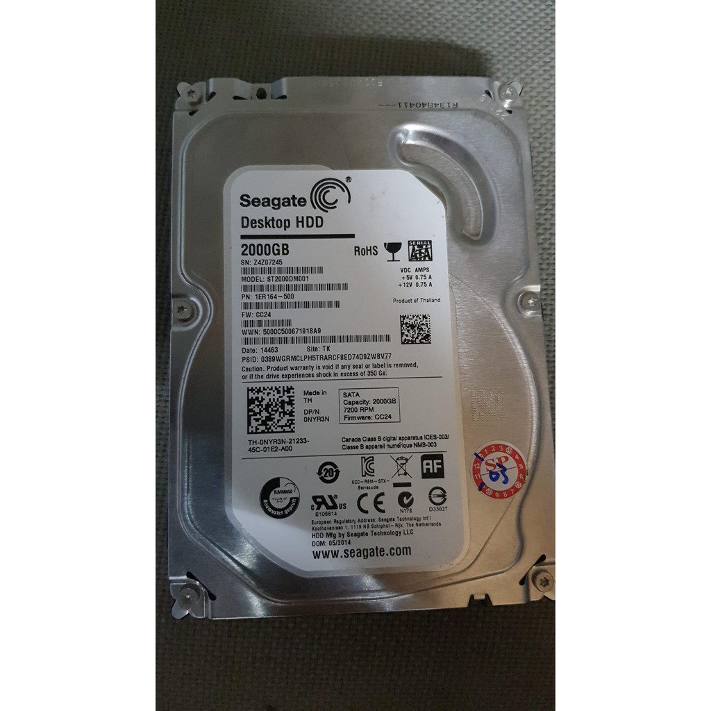 大きな取引 7200 SATA600 2TB ST2000DM001 SEAGATE製HDD - 2TB～ - hlt.no