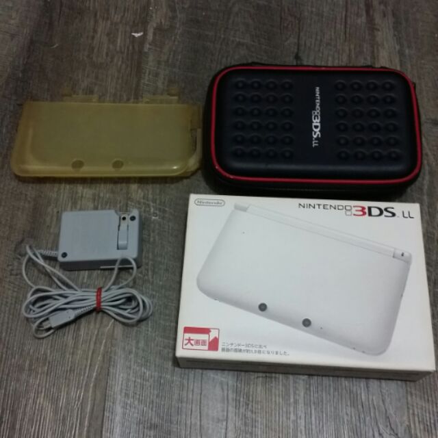 3ds 3dsll 典雅白 內含4款遊戲 無改機 全配 日規機 非new