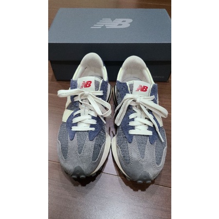 (二手含運)newbalance nb327 IU着用款 藍灰色24號 女鞋