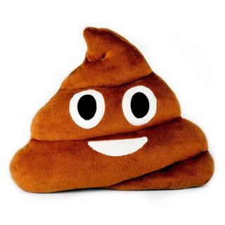 [現貨]便便刺繡抱枕 表情圖示開心大便Poop Emoji靠枕Shit Happens卡通靠墊午安枕辦公室 生日交換禮物