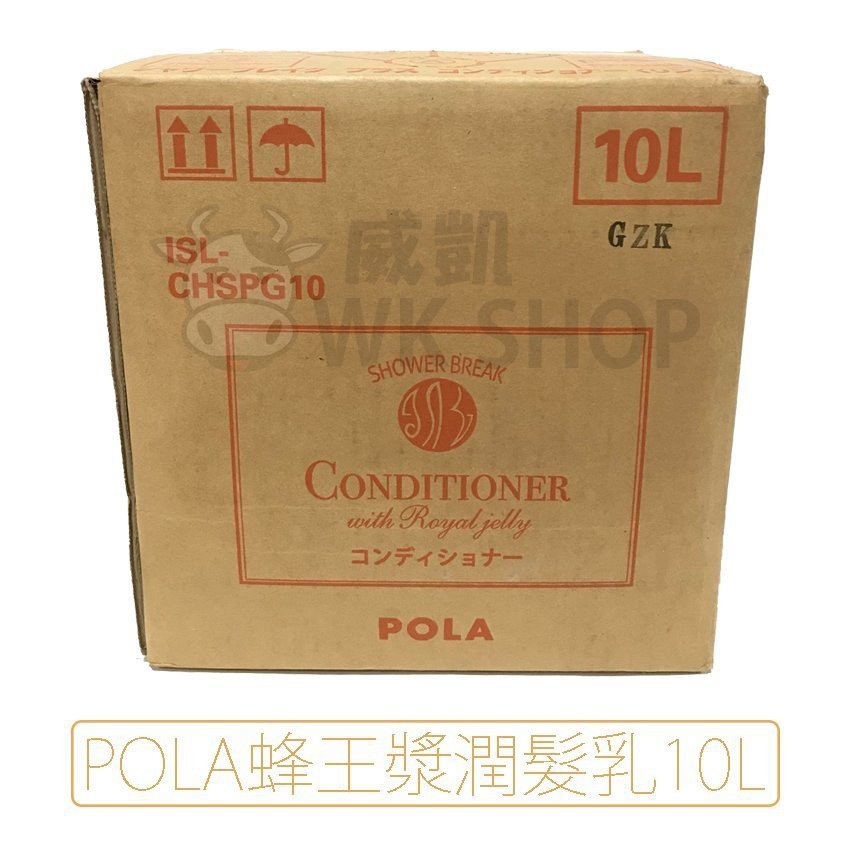 *限時促銷*(宅配免運／日本原裝)POLA SHOWER BREAK PLUS 潤髮乳 業務用 10L(無附空瓶)