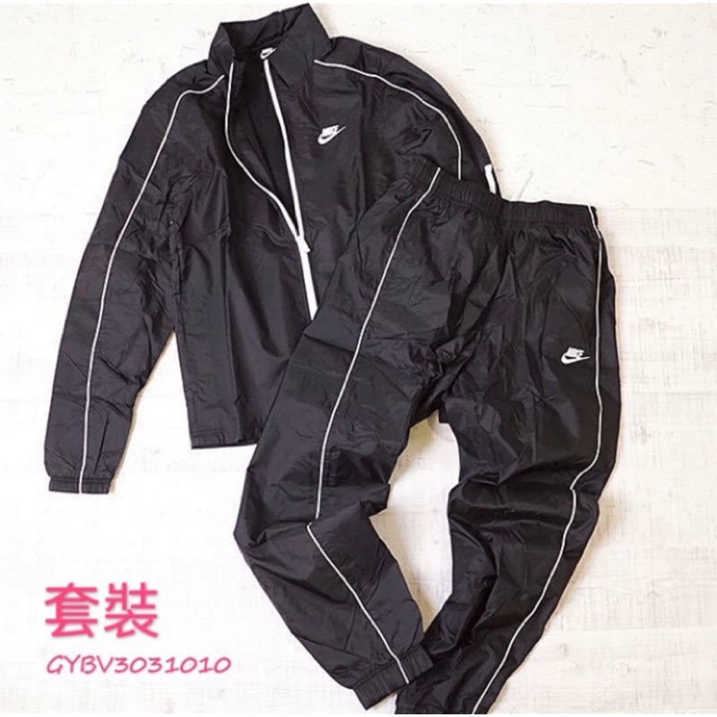 〘GY SPORTS〙NIKE NSW CE SUIT BASIC 運動套裝 黑色 男 BV3031-010 外套+褲子