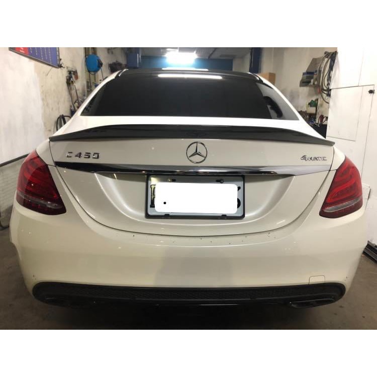 賓士 Benz W205 雙門/四門PSM款碳纖維尾翼 W205尾翼 C300 Psm款尾翼 C63碳纖維尾翼