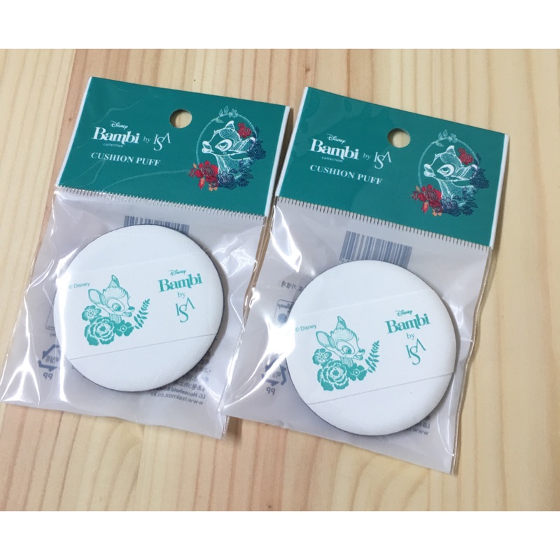 小鹿斑比限定版氣墊粉撲韓國購入現貨正品 蝦皮購物