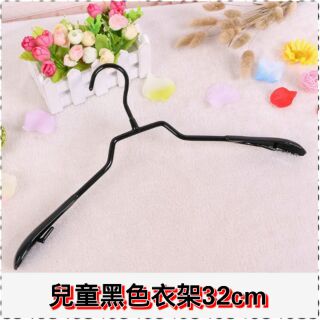 ✨Olivia SHOP🌈【 全新 】現貨-黑色兒童防滑衣架- 生財器具