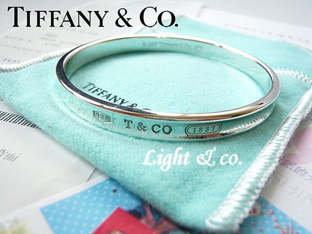 【Light &amp; co.】專櫃真品已送洗  Tiffany 925 純銀 BASIC CUFF 窄版 1837 手環