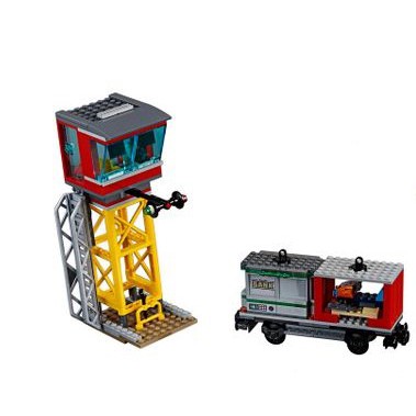 ［想樂］『拆賣』全新 樂高 Lego 60198 控制中心 載貨火車 拆盒場景