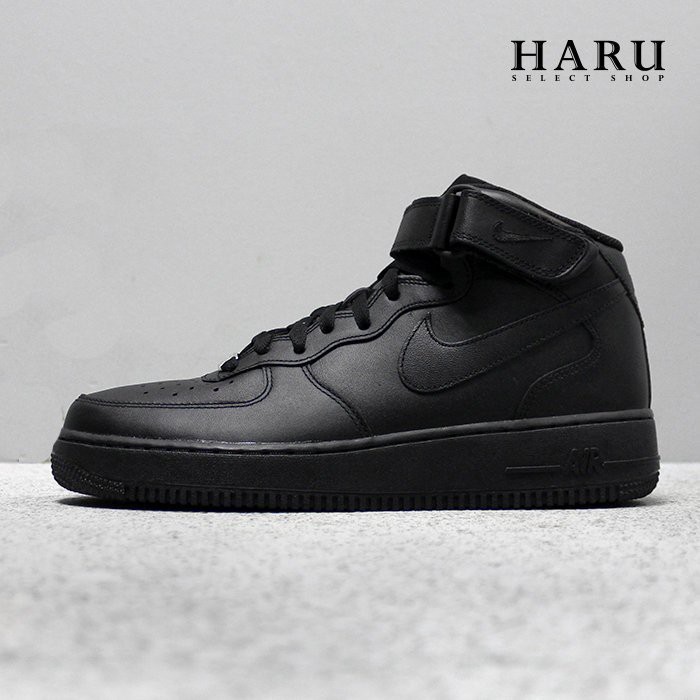 nike air force black mid