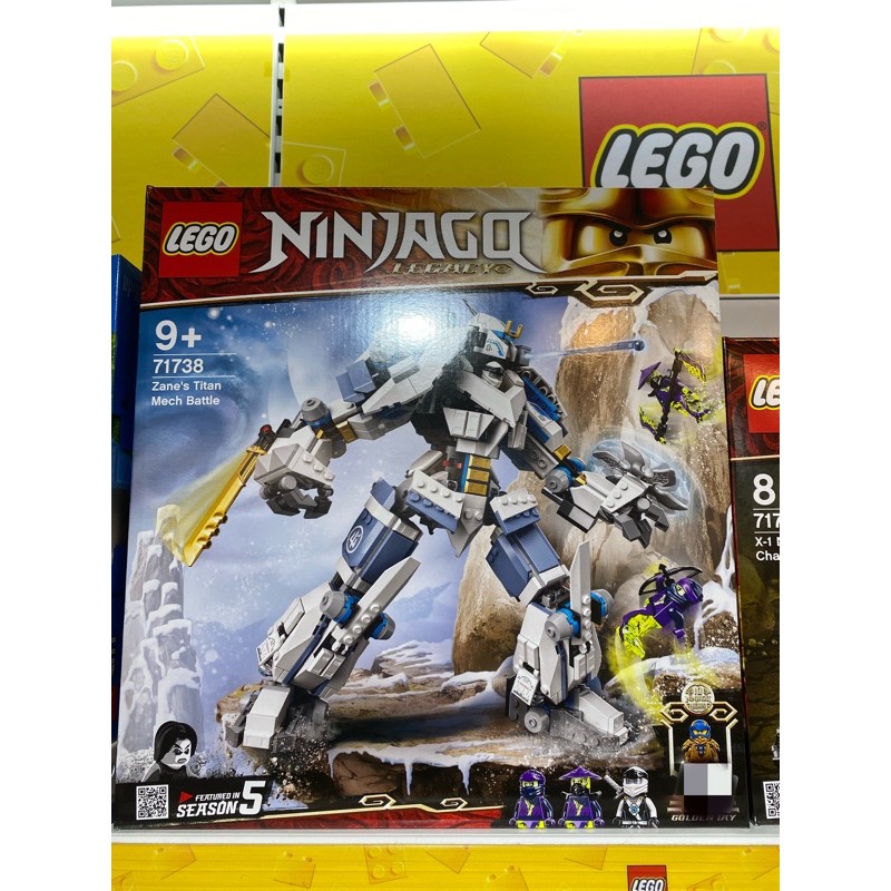 LEGO 71738 炫風忍者系列 冰忍的鈦機械人之戰 樂高盒組