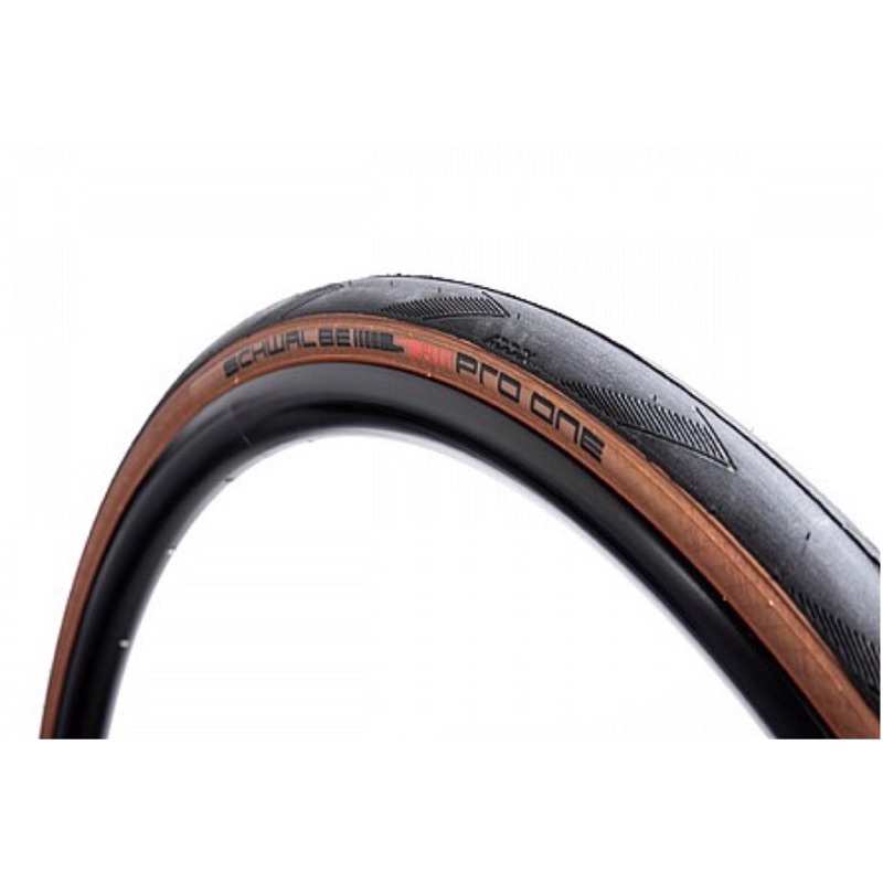 Schwalbe Pro One TLE  Transparent Sidewall Tubeless tyre