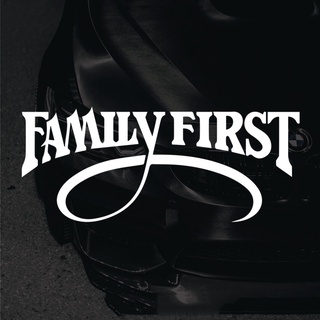 familyfirst風擋車貼 前擋 車身貼 反光車貼