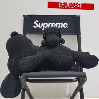 潮流 聯名 uniqlo kaws snoopy 史努比 狗 玩具 黑白 毛絨 娃娃 公仔 抱枕 娃娃機 禮物 街頭