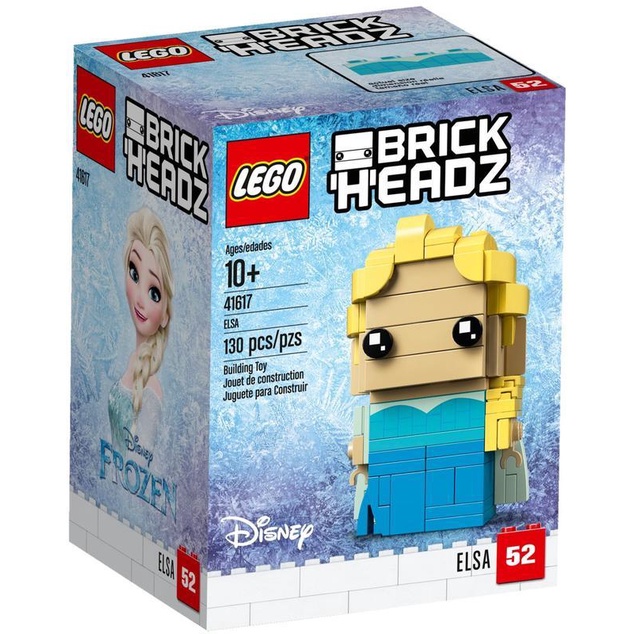 LEGO 樂高  41617 艾莎 冰雪奇緣 迪士尼公主 Elsa 大頭系列 BrickHeadz 微盒損