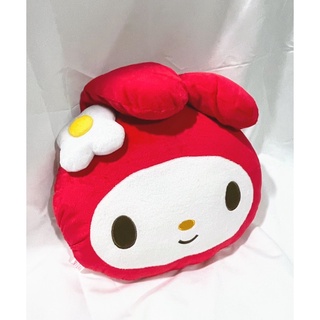 結束營業出清【林口泡泡的店】美樂蒂 Melody 大顆 頭形 腰靠 抱枕 午安枕 枕頭 玩偶 娃娃 靠枕
