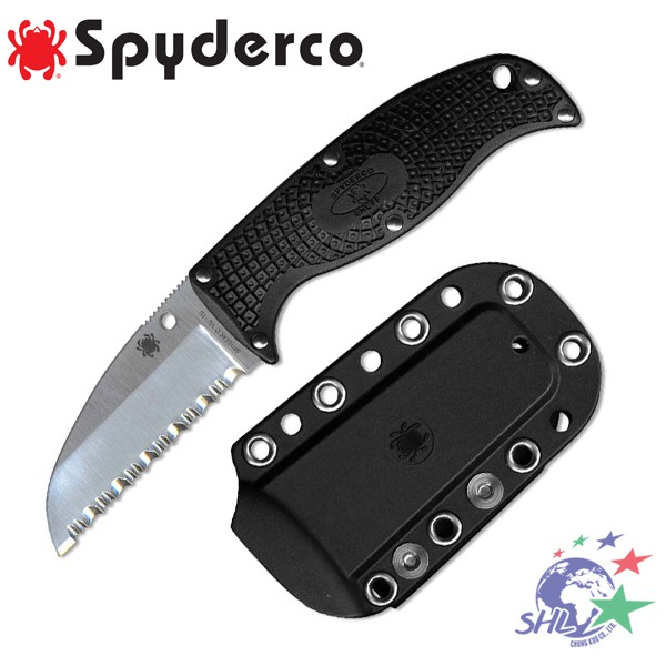 Spyderco 蜘蛛 Enuff Sheepfoot 羊蹄型小直刀 / FB31SBK【詮國】