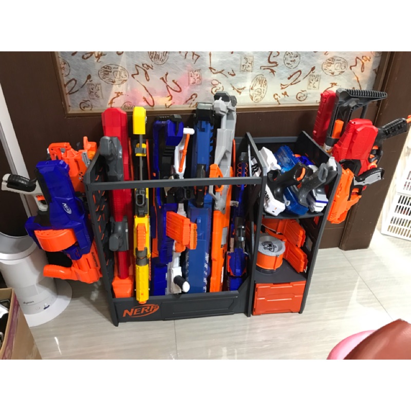 nerf elite blaster rack