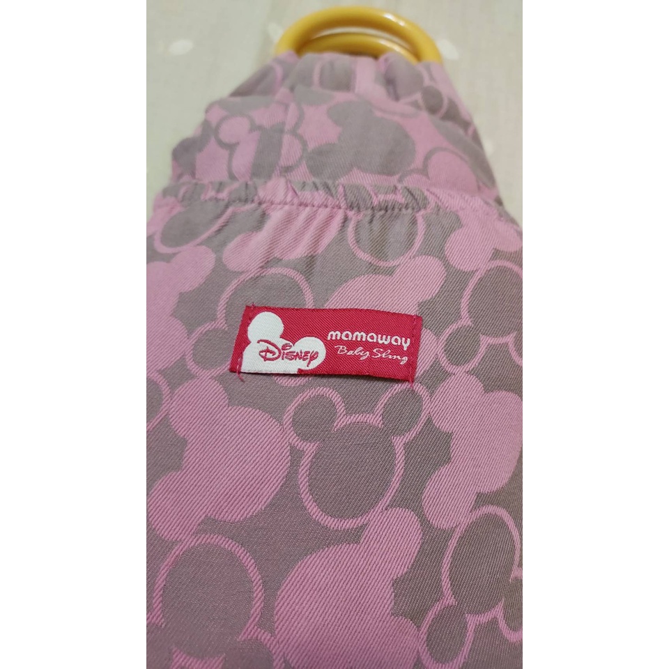 【mamaway 媽媽餵】迪士尼米奇萬花筒育兒背巾(粉色)