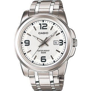 CASIO 卡西歐 紳士指標手錶-銀 MTP-1314D-7AVDF