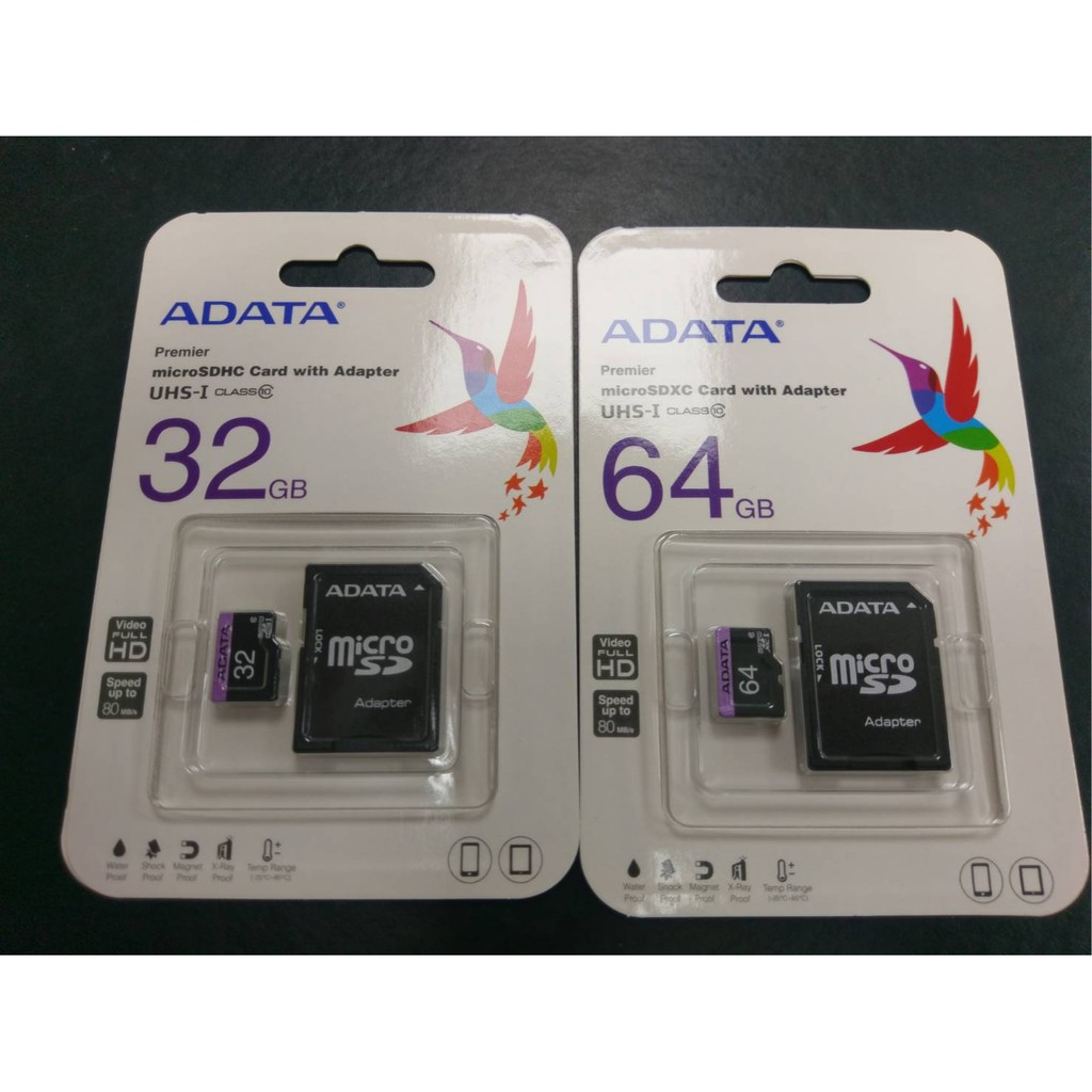 ADATA 威剛 32G/64G microSDHC UHS-I  CLASS10  記憶卡