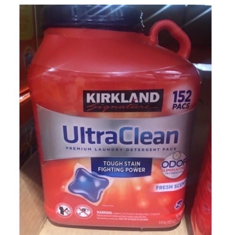 Kirkland Signature Single Dose Laundry Detergent 152 Pods 蝦皮購物