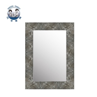 藝術防水雙掛框鏡 銀色-60*80cm