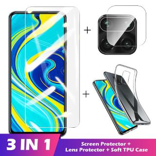XIAOMI MI 3 合 1 Redmi 9T 9A 9C 9 10 螢幕保護膜相機鏡頭保護玻璃膜小米 Mi 14T