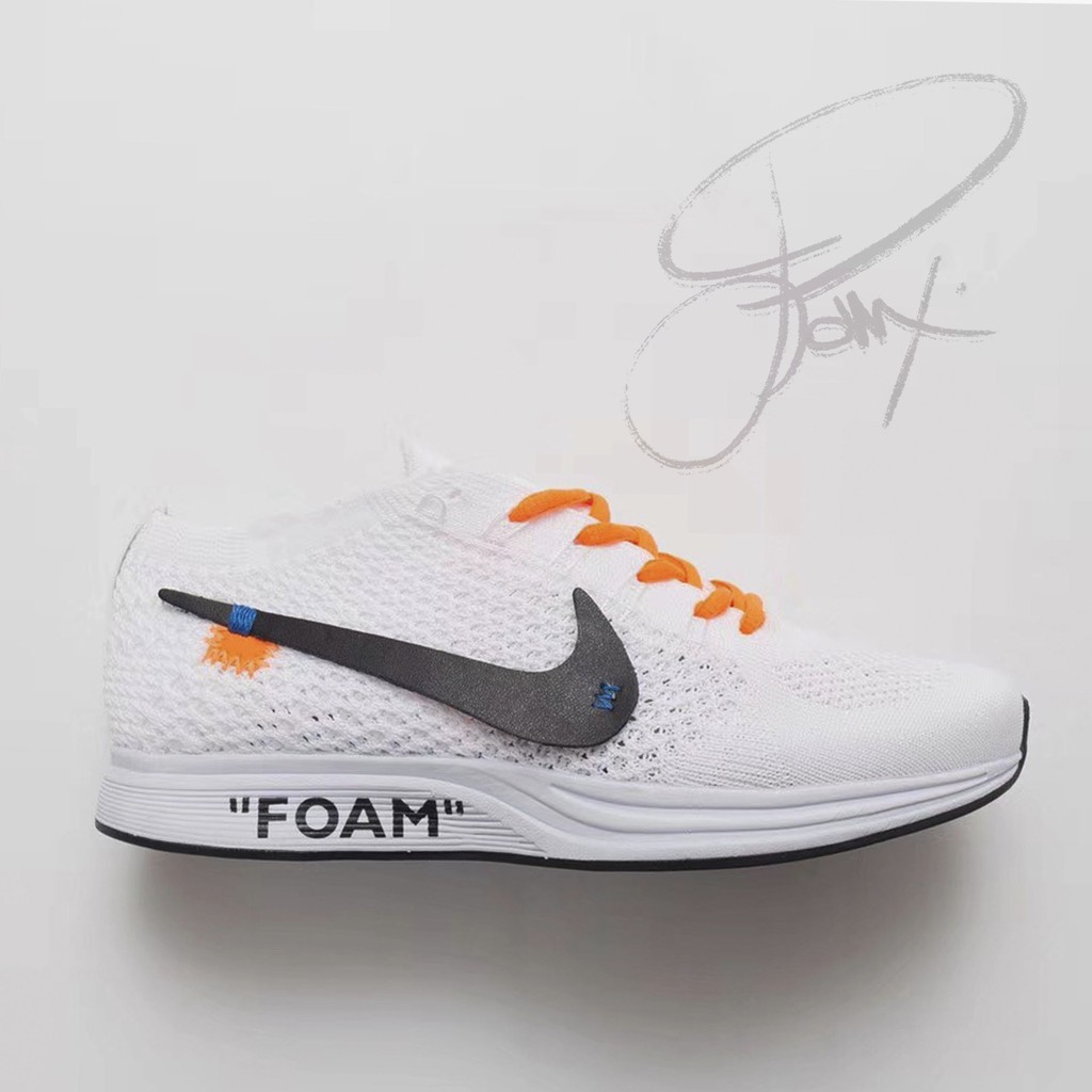 off white x nike flyknit racer