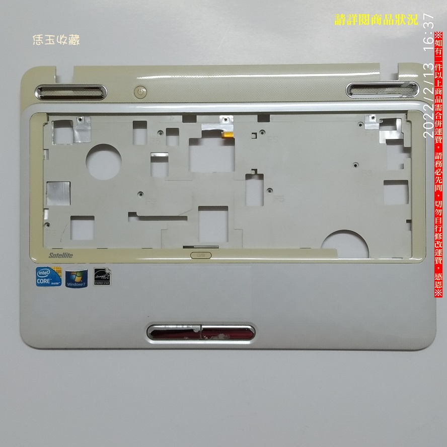 【恁玉收藏】二手品《雅拍》TOSHIBA L640 掌托和觸摸板ZYE3DTE5TA0I50110527@L640_05