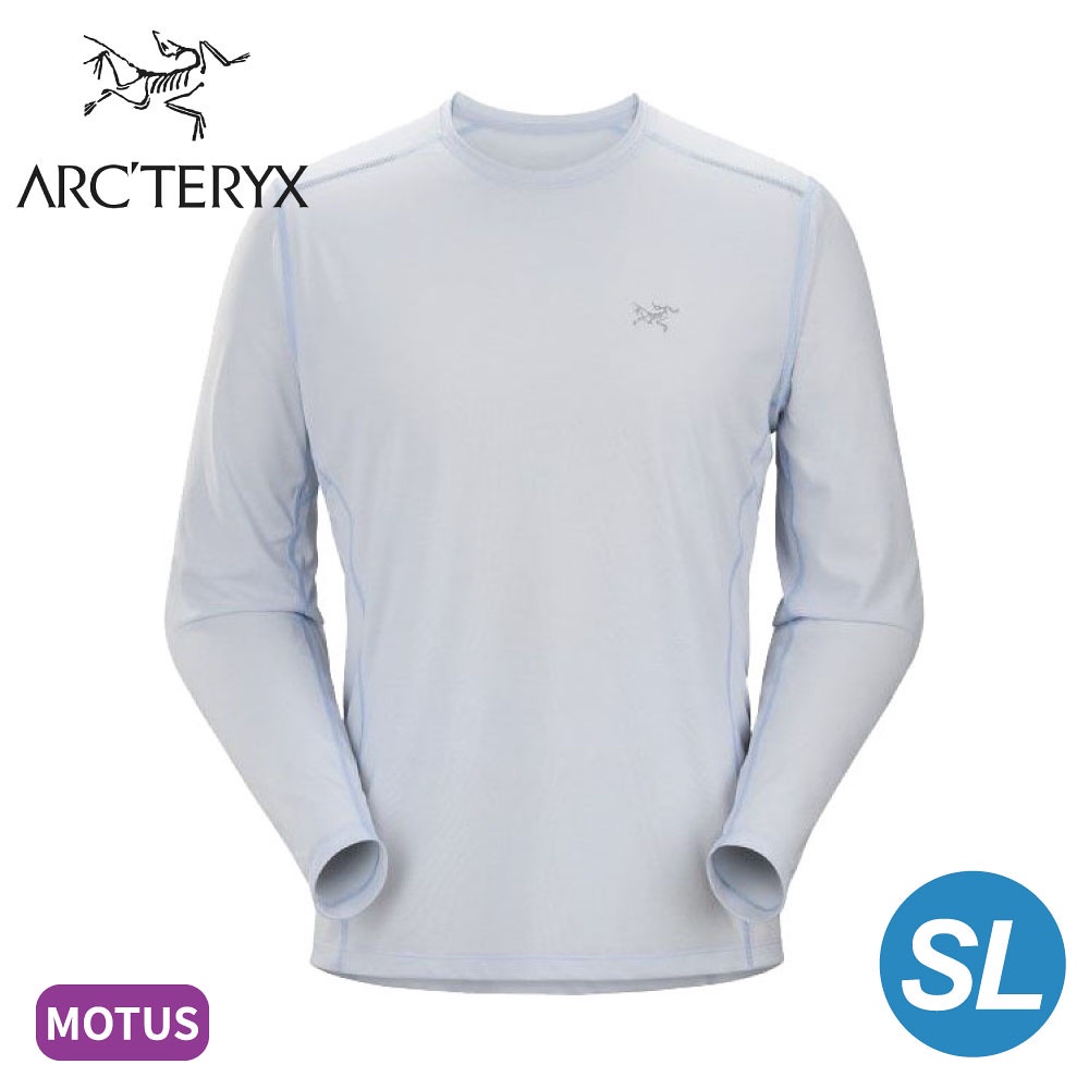 【ARC'TERYX 始祖鳥 男 Motus SL快乾長袖圓領衫《天空藍》】26838/長袖T恤/運動衫/透氣/吸濕排汗