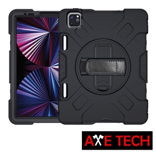 AXE TECH iPad Pro 11吋 (2022-2018) 強固型軍規防摔平板保護殼 - 黑色