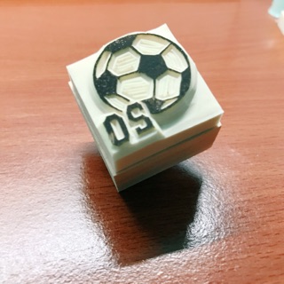 客製化 足球橡皮章