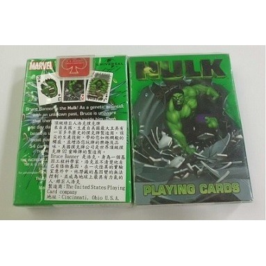 【USPCC 撲克】綠巨人浩克 HULK 撲克牌-S10724