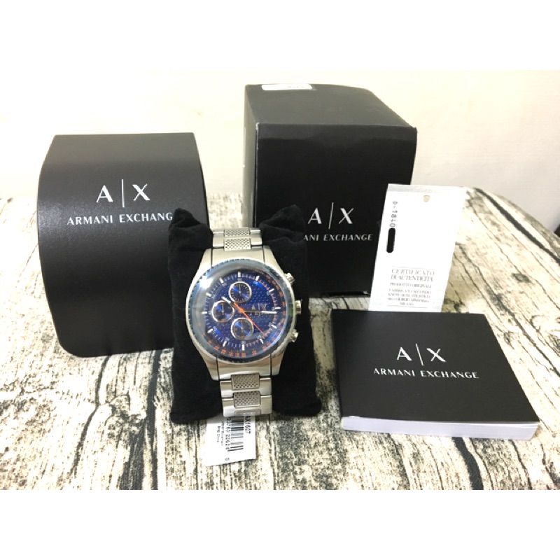 Armani Exchange阿瑪尼 指針 三眼 不鏽鋼 男錶 AX1607 #聖誕節 #過年 #手錶