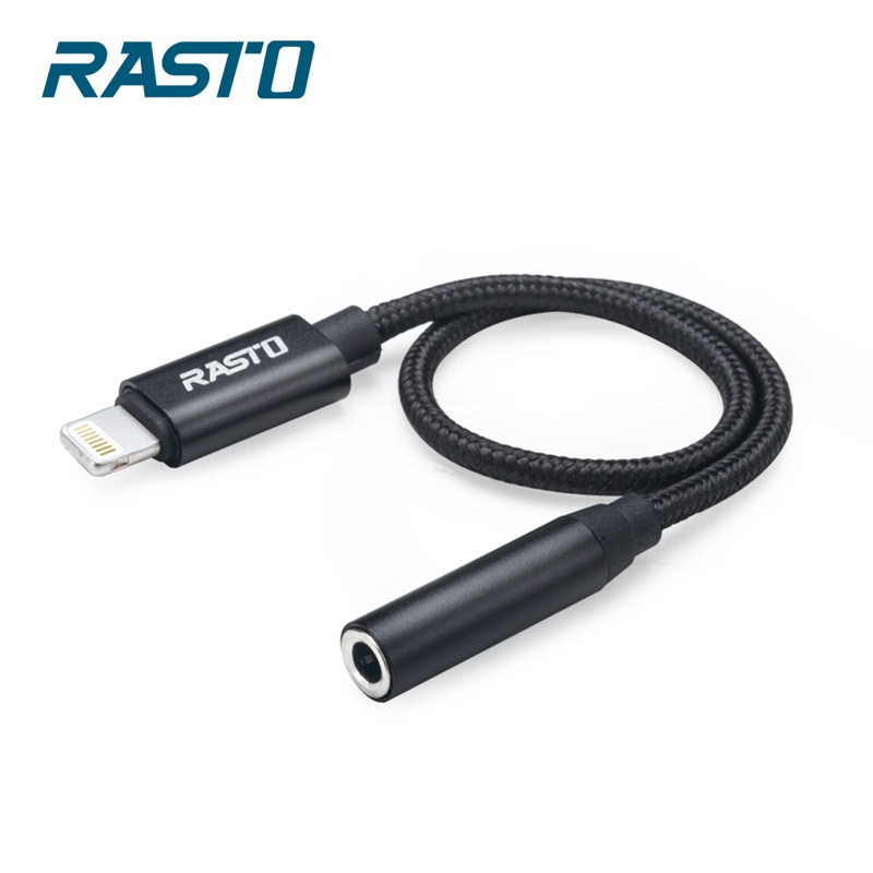 【RASTO】RX22  Lightning 轉 3.5mm 音源孔轉接線 TAAZE讀冊生活網路書店