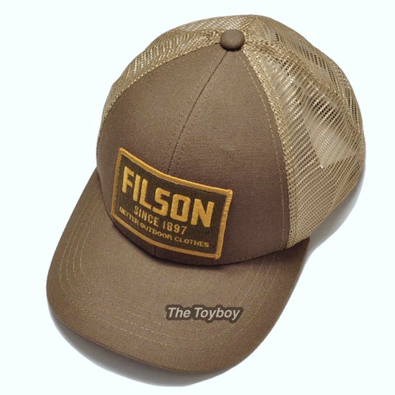 美式純正經典 Filson Snapback 棕色 棒球帽 網帽 卡車司機帽