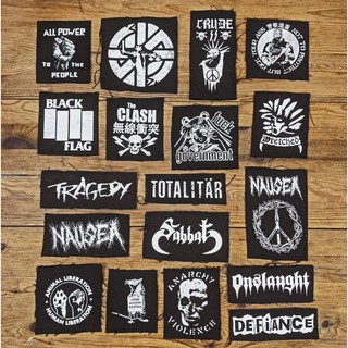 龐克布章 Punk Crust Metal Patches